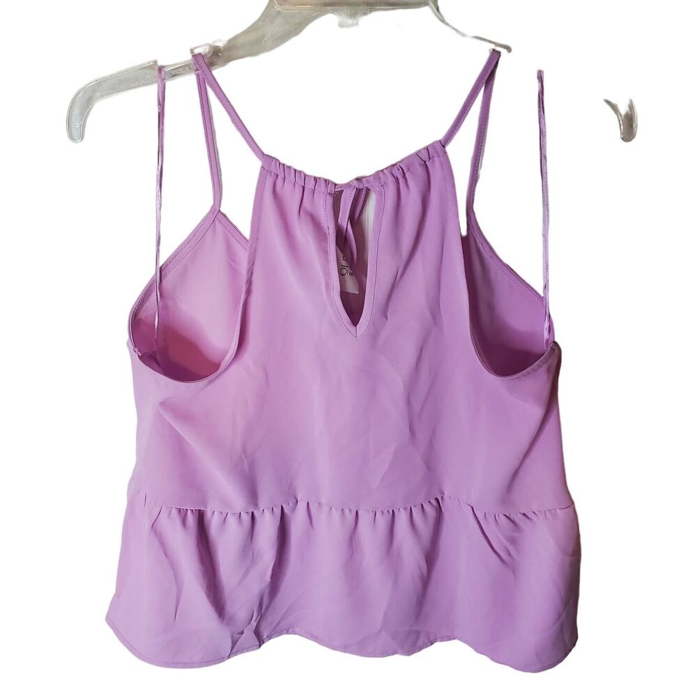 Olive and Oak Ultra Pink Strappy Tank with Ruffle Bottom, NWT, Small - Picture 4 of 6